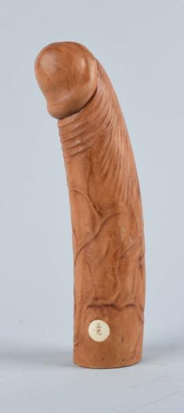 Appraisal: Carved Wooden Penis Very well done Age is unknown Condition