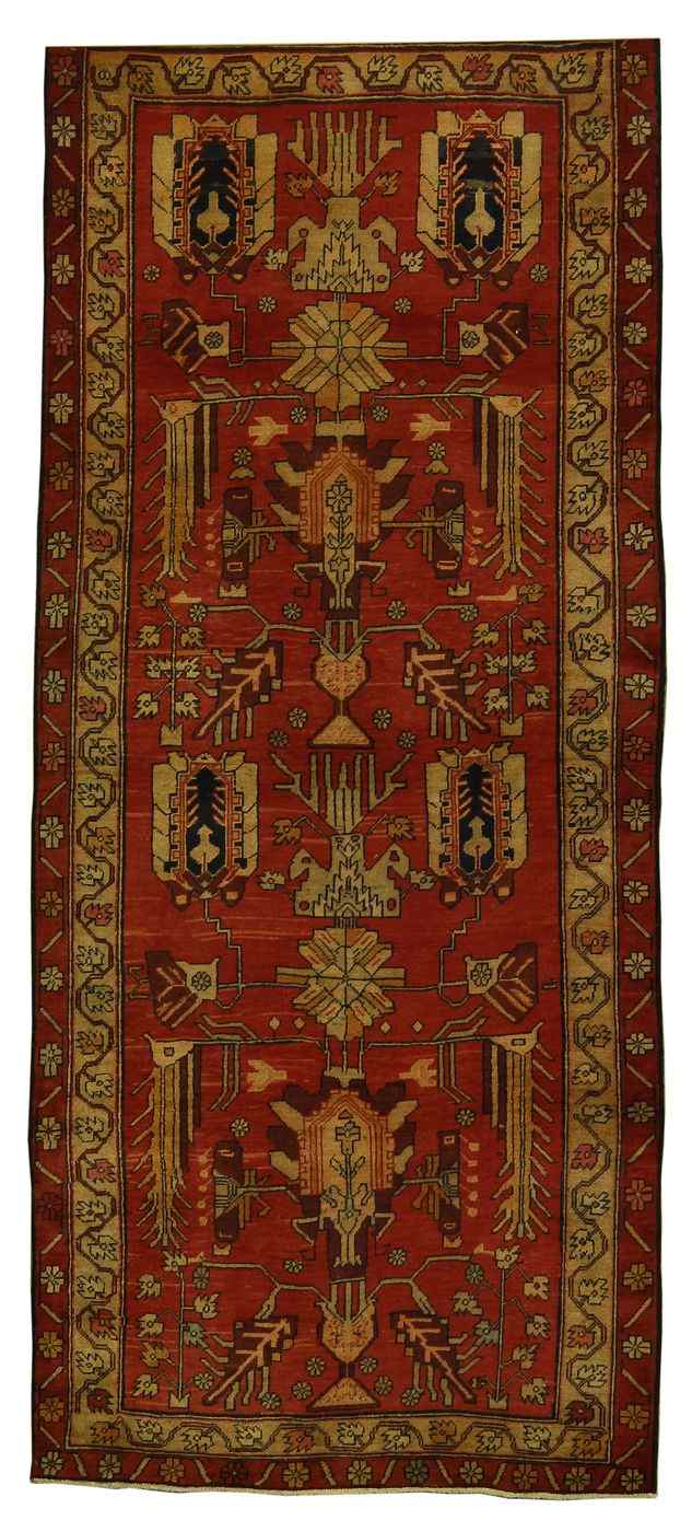 Appraisal: ORIENTAL RUG NORTHWEST PERSIAN ' x ' '' Bold stylized