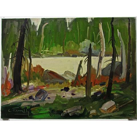 Appraisal: LOUIS TREMBLAY CANADIAN - VERT PRINTEMPS OIL ON CANVAS BOARD