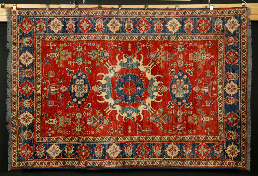 Appraisal: - Middle Eastern Carpet Middle Eastern carpet approximately ' x