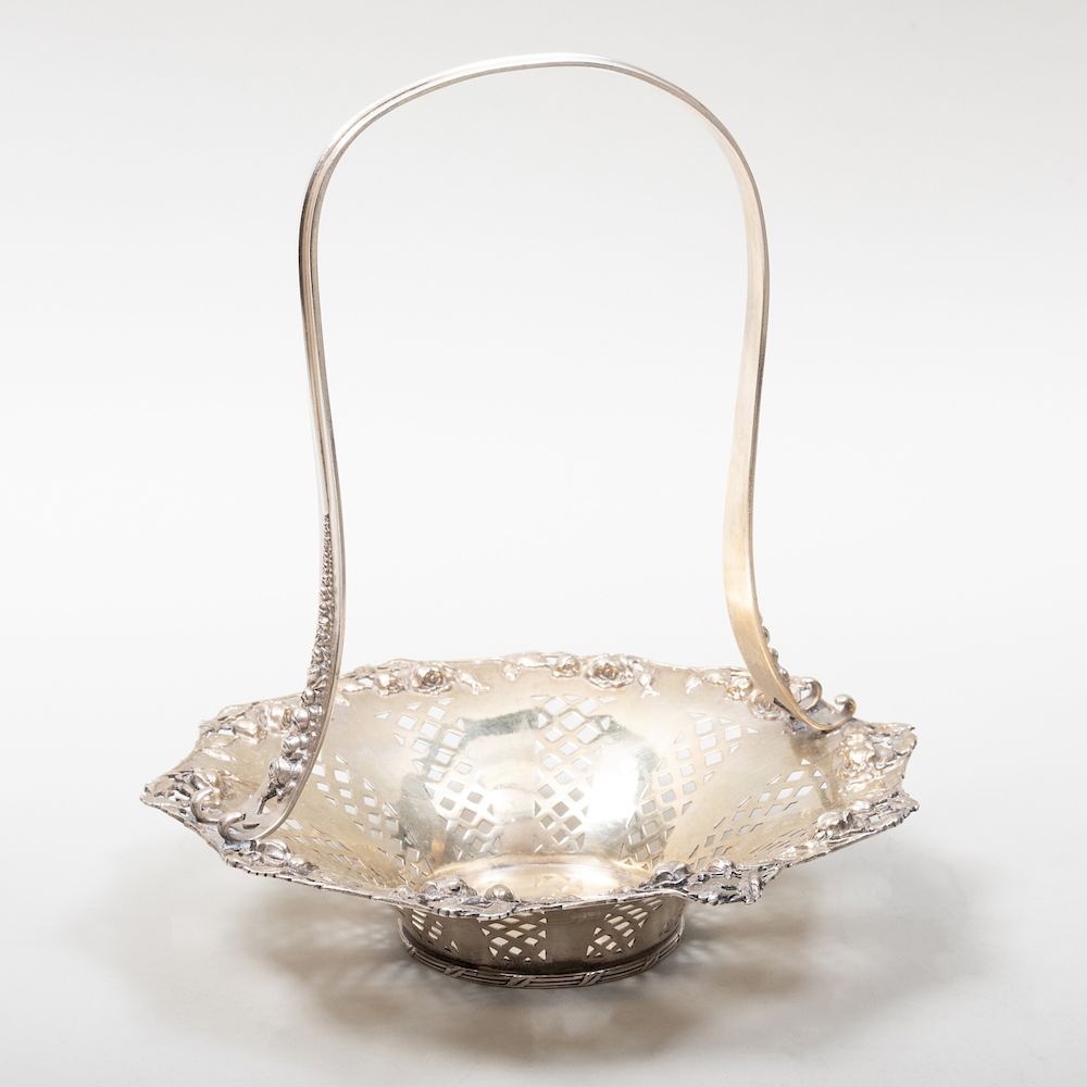 Appraisal: Tiffany Co Sweetmeat Basket Marked 'Sterling' x in diam oz