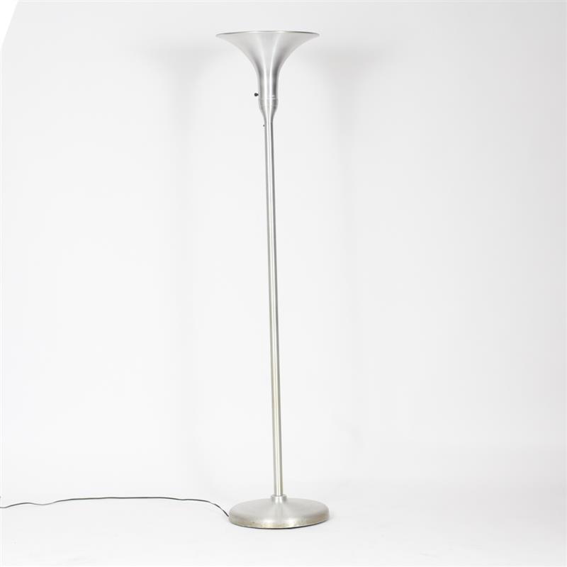 Appraisal: MidCentury Modern Spun Aluminum Torchiere Lamp H x W