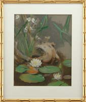 Appraisal: WILL ROWLAND DAVIS American - THE LILY POND Unsigned pastel