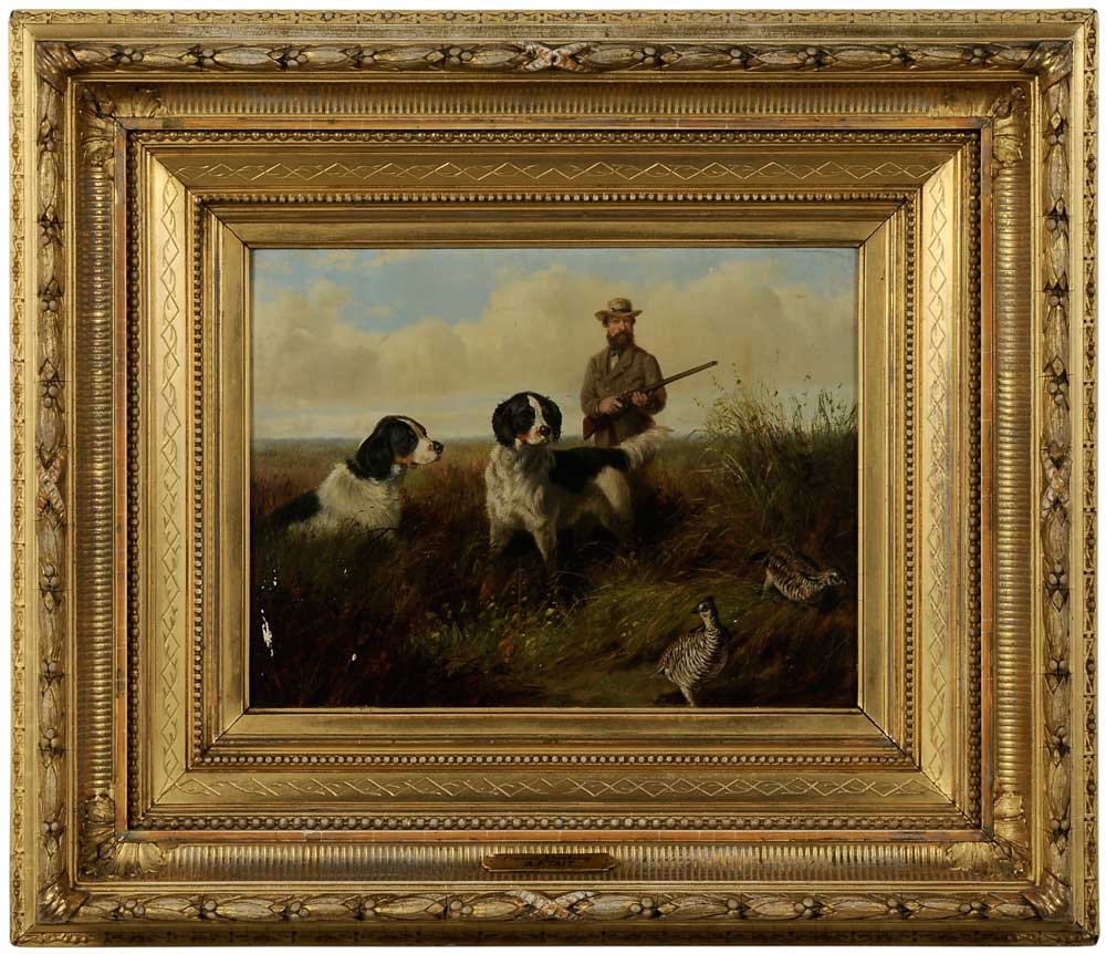 Appraisal: Arthur Fitzwilliam Tait New York England - Prairie Shooting signed