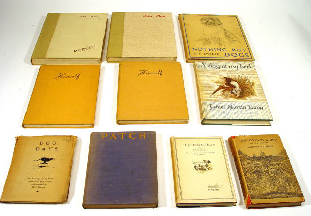 Appraisal: Collection of dog related books mostly illustrated including K F