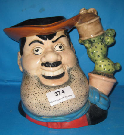 Appraisal: Royal Doulton Large Character Jug Desperate Dan D