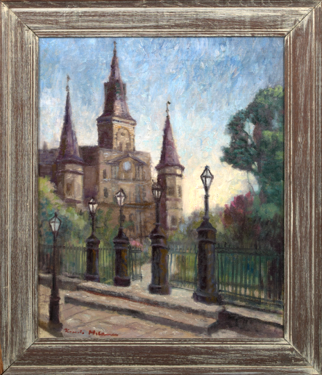 Appraisal: Knute Heldner Swedish New Orleans - View of the St