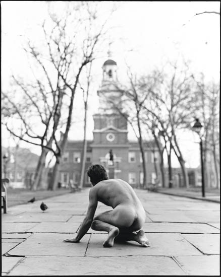 Appraisal: TUNICK SPENCER - Independence Hall Silver print x inches x