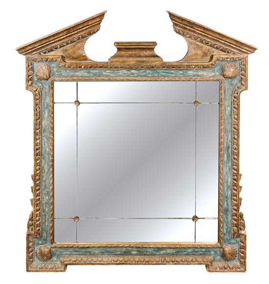 Appraisal: Sale Lot A Neoclassical Painted and Parcel Gilt Mirror th