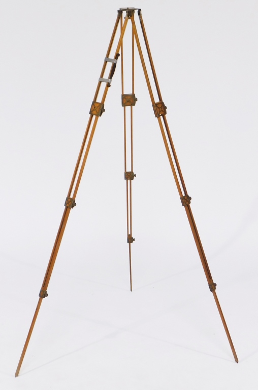 Appraisal: KODAK EASTMAN'S FOLDING HEAD WOOD TRIPOD Kodak Eastman's Folding Head