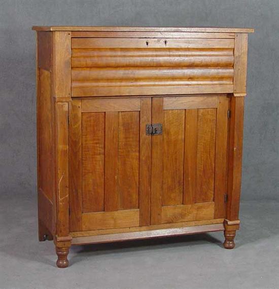 Appraisal: Country Empire Jelly Cupboard Late th Century Chestnut top and