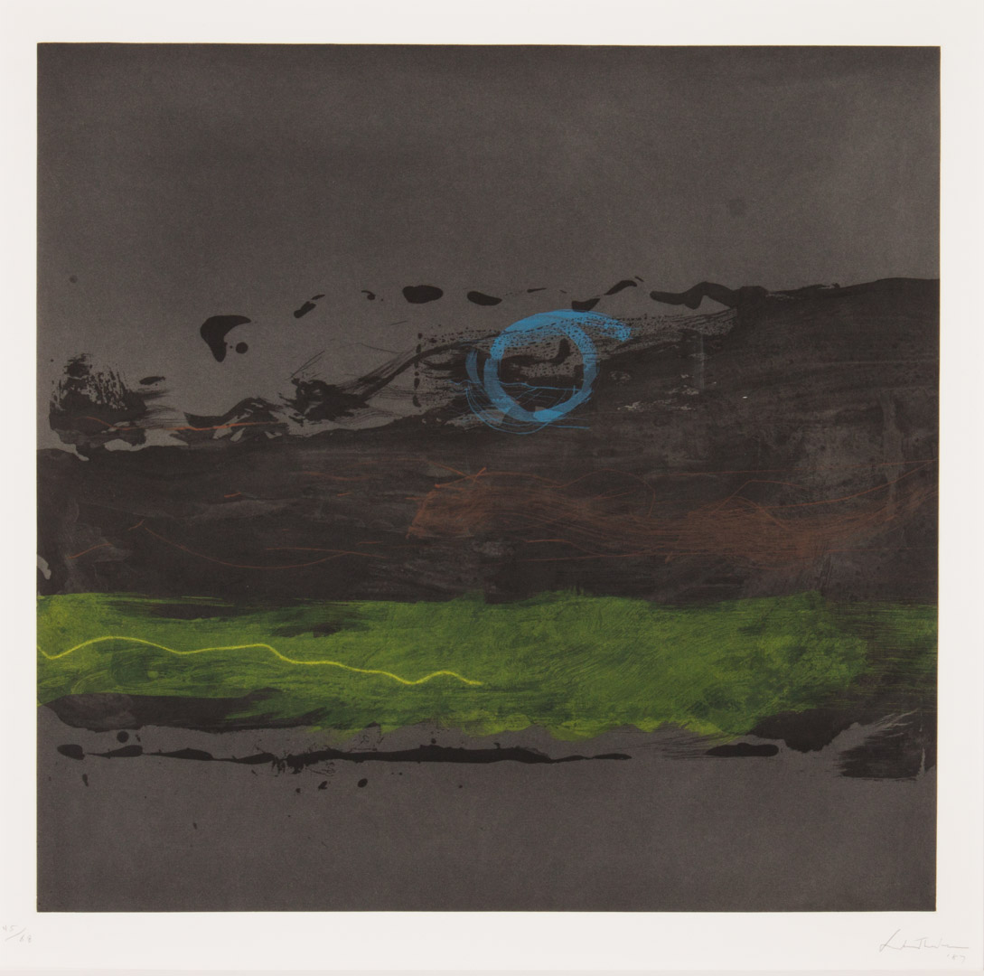 Appraisal: Frankenthaler Broome Street at Night etching Helen Frankenthaler American -