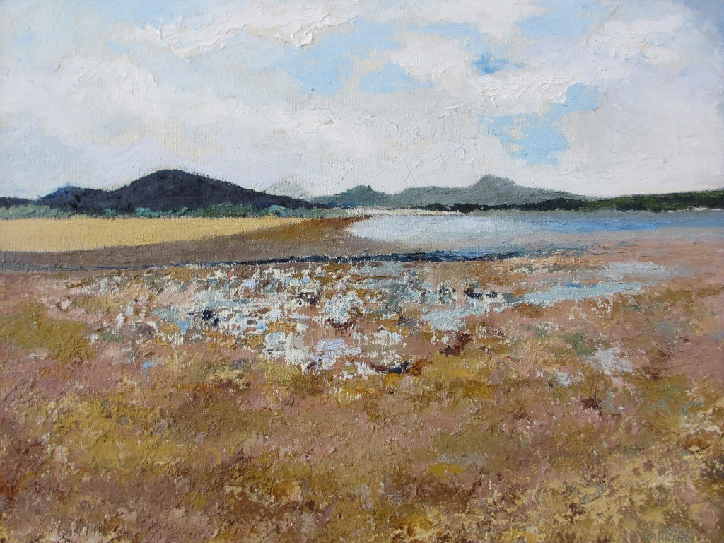 Appraisal: LOUISE GIBSON ANNAND MBE - WEST BEACH CARRADALE Oil on