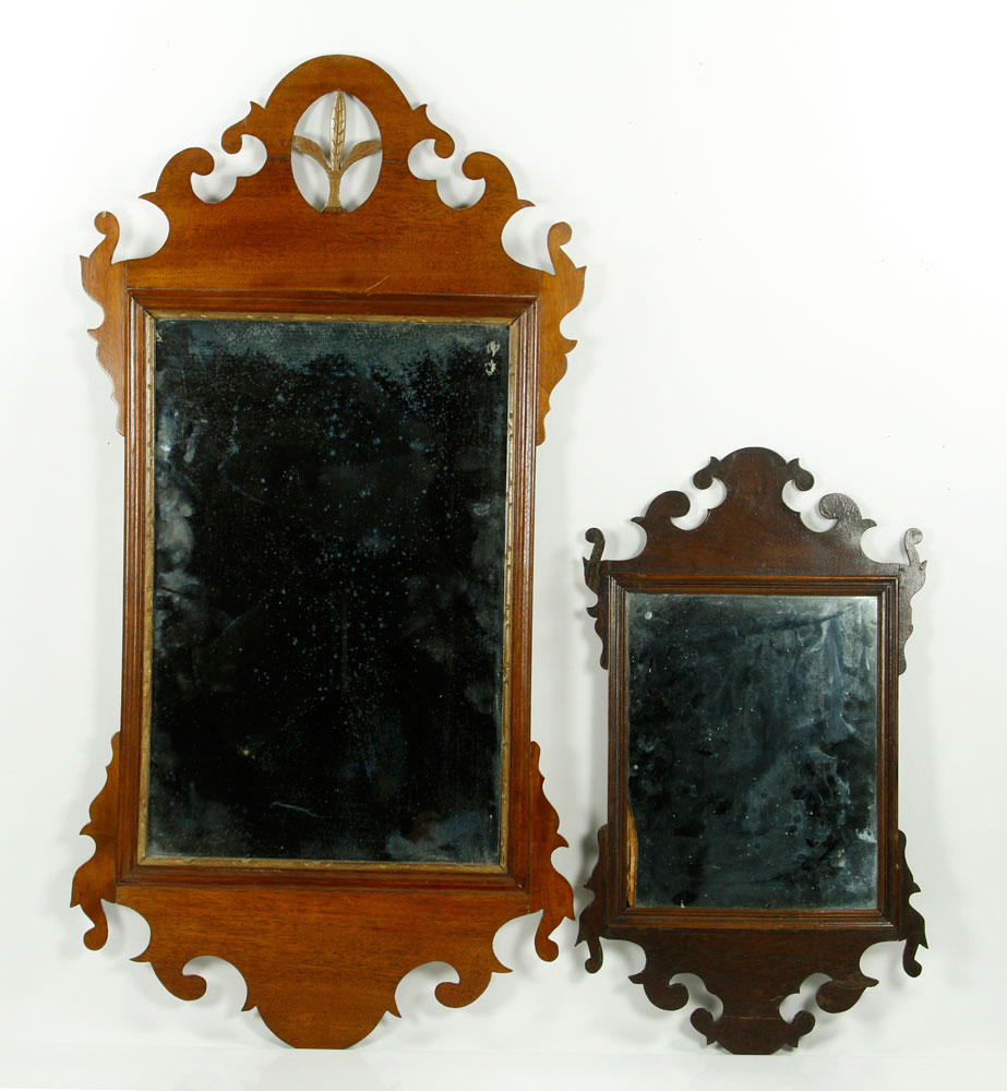 Appraisal: - Two Early Chippendale Mirrors Lot of two early Chippendale