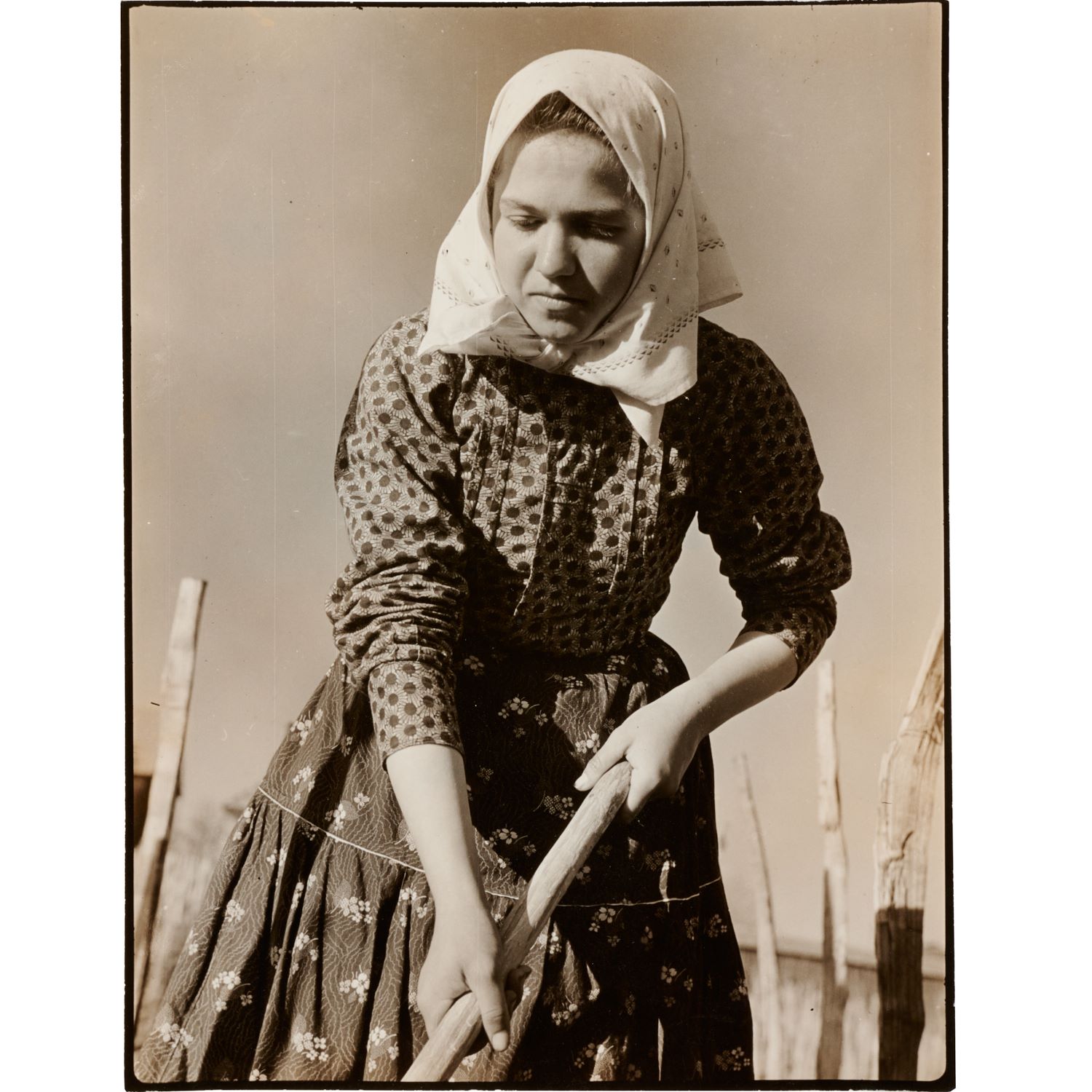 Appraisal: MARGARET BOURKE-WHITE SEASONAL WORKER Margaret Bourke-White American - Emilia Bagovan