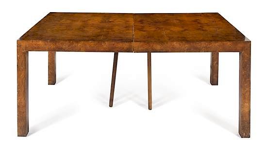 Appraisal: Milo Baughman Attribution American Mid- th Century Dining Table with