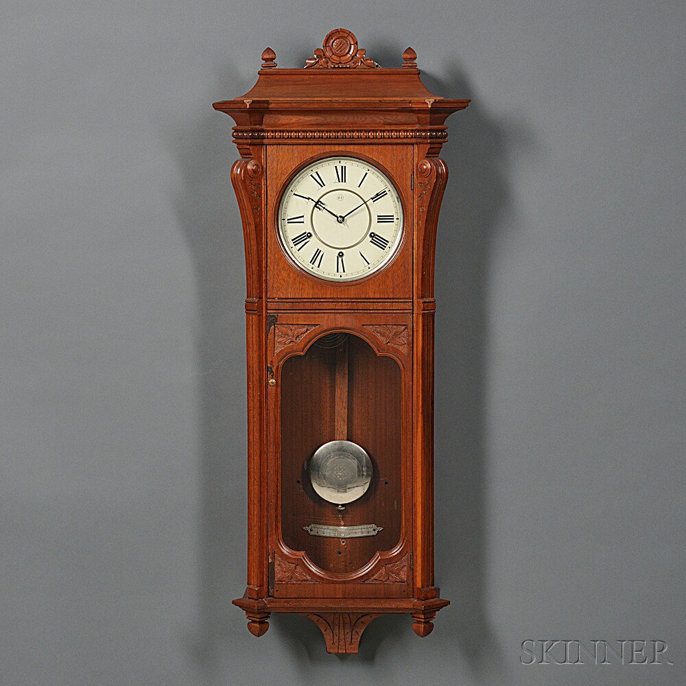 Appraisal: Seth Thomas Marcy Wall Clock Thomaston Connecticut c the walnut