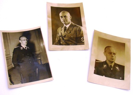 Appraisal: Lot consists of portrait photographs of high ranking NSDAP officials