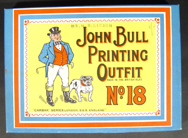 Appraisal: Boxed John Bull No printing outfit