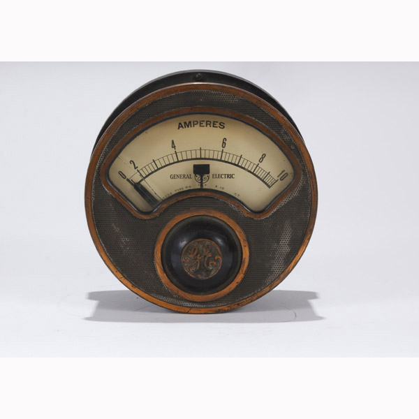 Appraisal: Antique General Electric Ammeter Patent - Diameter Working Condition Unknown