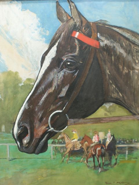 Appraisal: Frank Prout Mahony - Horse watercolour signed and dated 'FRANK