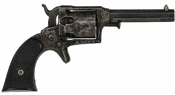 Appraisal: Remington Beals Second Model Pocket Percussion Revolver cal octagonal barrel