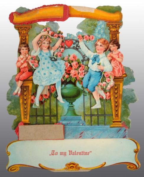 Appraisal: Lot of Dimensional Valentines Description German Circa s Some cards