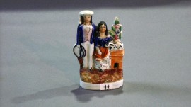 Appraisal: A Staffordshire figure of The Sailor's Return cmh