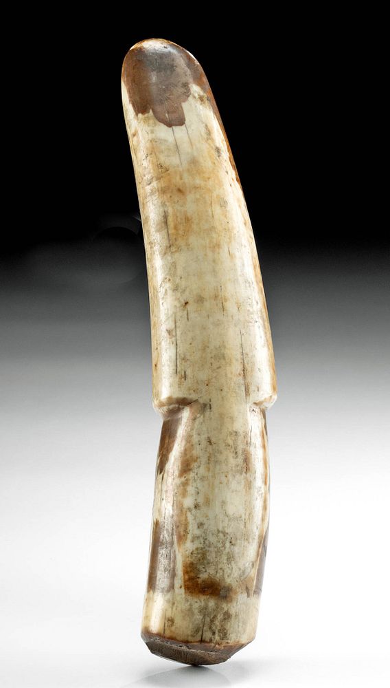 Appraisal: th C Pre-Contact Inuit Walrus Ivory Tool Native American Alaska