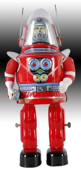 Appraisal: Osaka Toy Institute Astronaut Toy Description Original box Battery-operated copy