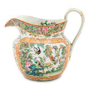 Appraisal: A Chinese Export Famille Rose Porcelain Pitcher th Century height