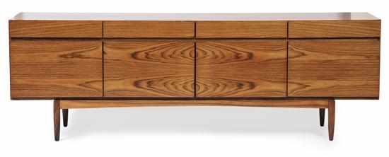 Appraisal: IB KOFOD LARSEN BORN A ROSEWOOD SIDEBOARD Rectangular with four