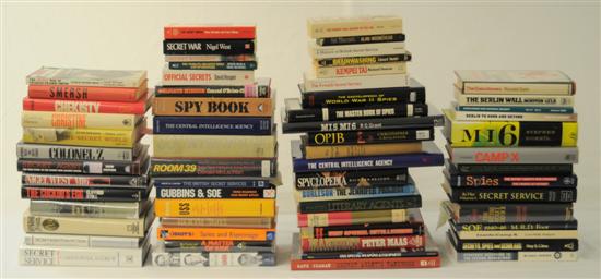 Appraisal: Various Authors Extensive collection of books related to secret agents