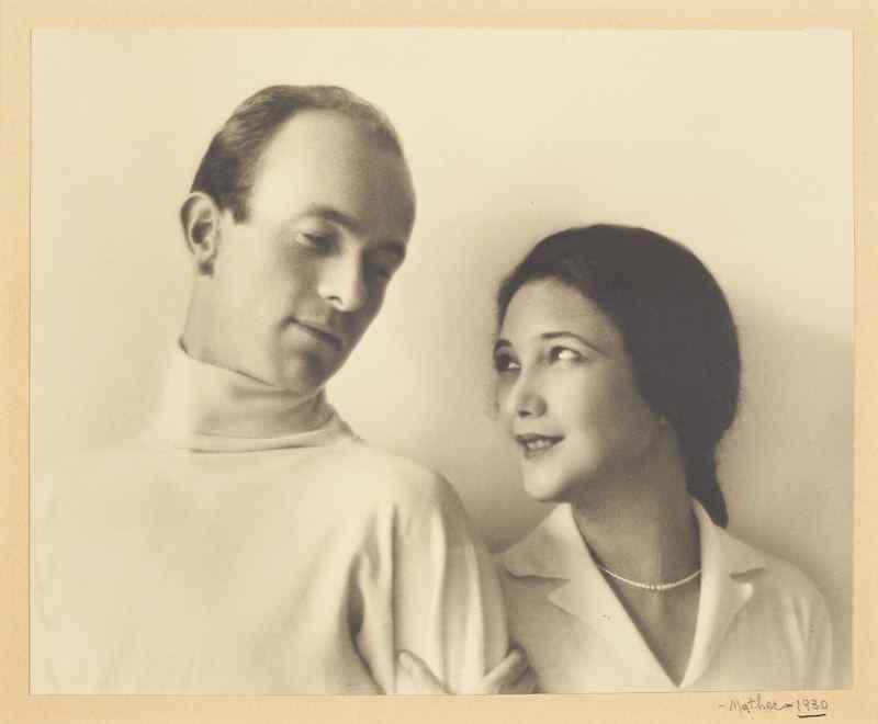 Appraisal: Margrethe Mather Am - Photographportrait of Jetta Goudal and Harold