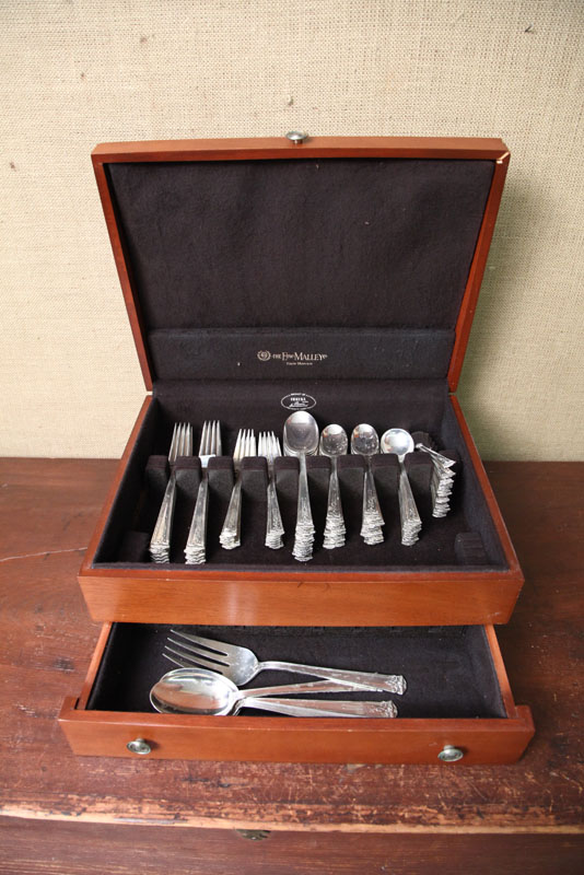 Appraisal: SET OF INTERNATIONAL STERLING SILVER FLATWARE In the Trianon pattern