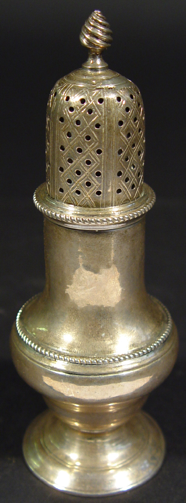 Appraisal: Victorian silver sugar sifter London cm high