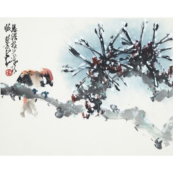 Appraisal: Zhao Shao Ang - FOUR COLOURS OF THE SEASONS Ink