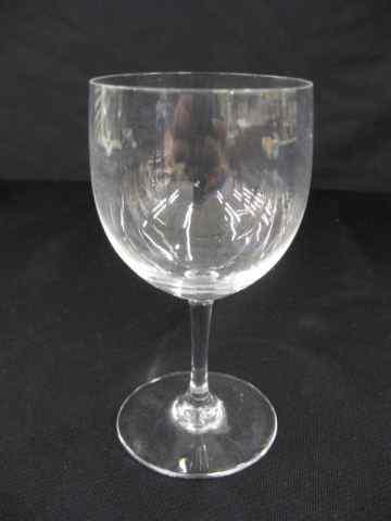 Appraisal: Set of Baccarat Crystal Wines '' signed excellent