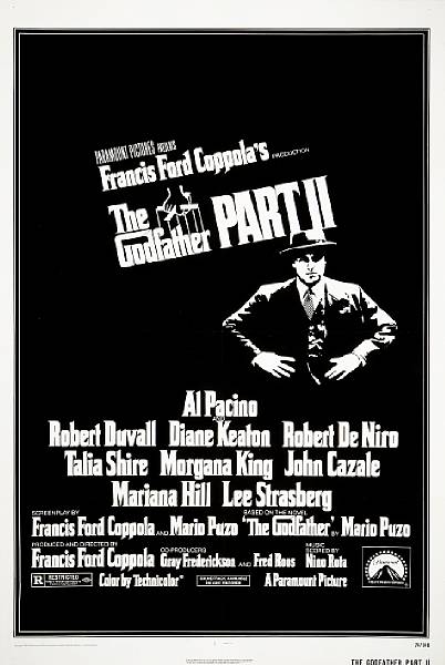 Appraisal: The Godfather Part I The Godfather Part II Paramount one-sheet