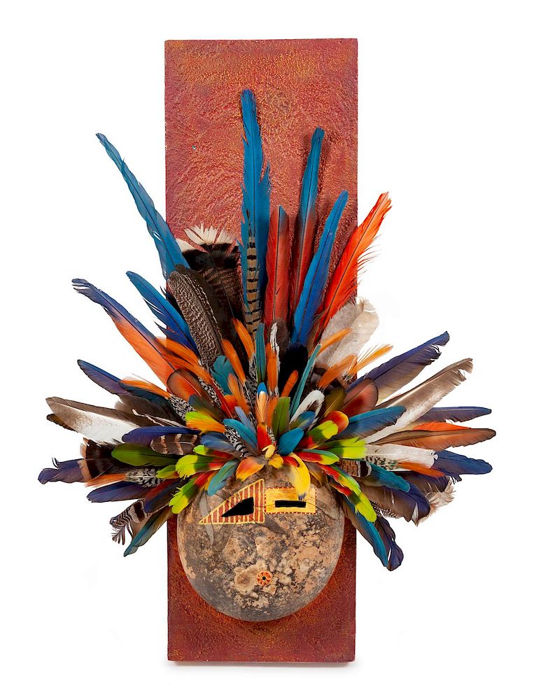 Appraisal: Contemporary Kachina Wall Hanging height x width at widest x