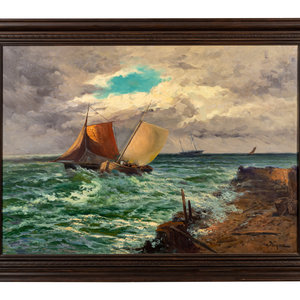 Appraisal: John Giovanni Califano American Italian After the Storm oil on