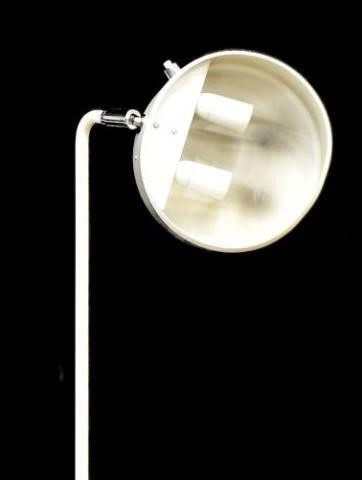 Appraisal: Swedish mid-century modern floor lamp c s having metal central