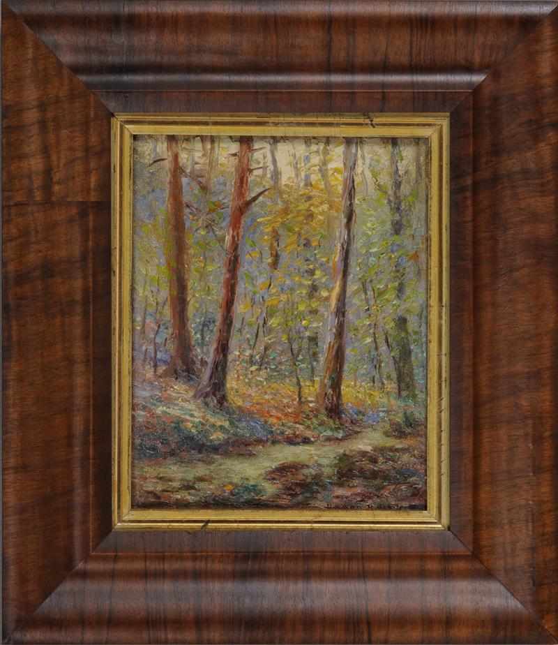 Appraisal: HOWARD B SPENCER - WOODLAND IDYL Oil on board signed