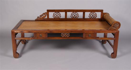 Appraisal: A Chinese Day Bed Height x width x depth inches