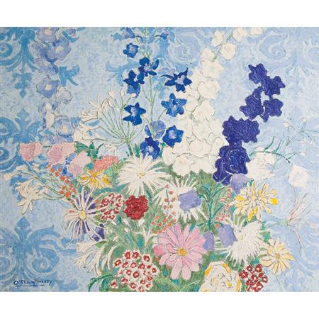 Appraisal: Michael O'Shaughnessy American th Century Spring Bouquet Estimate nbsp nbsp