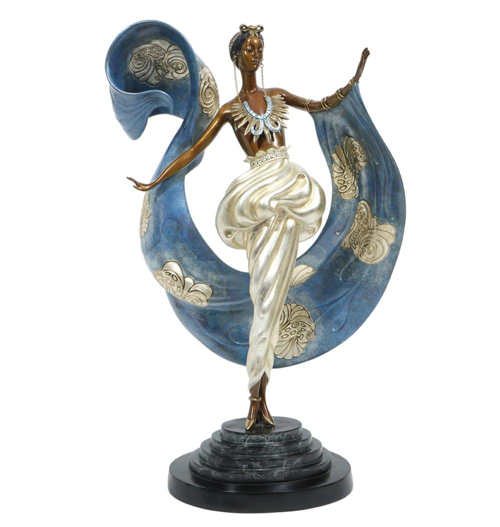 Appraisal: ERTE BRONZE 'DREAM GIRL' SCULPTURERomain de Tirtoff Russian French -