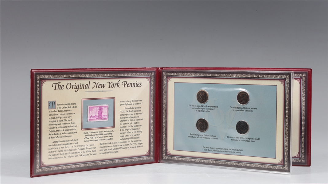 Appraisal: The Original New York Pennies collection with information and folio