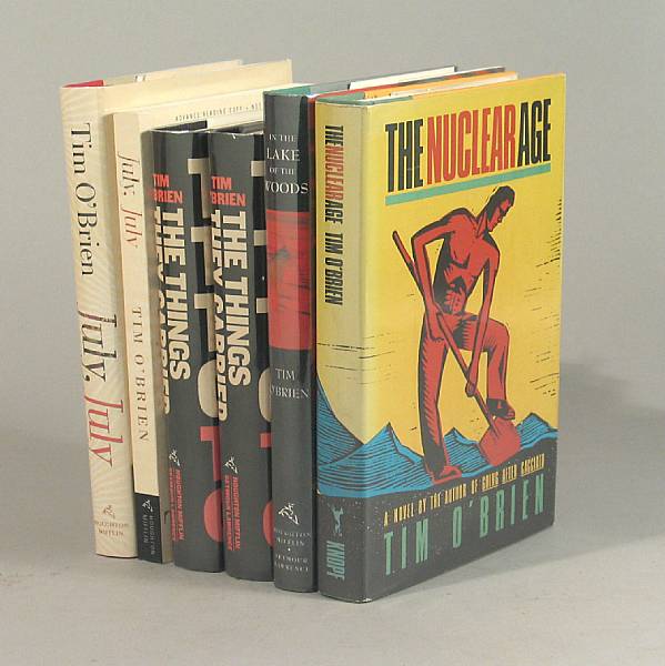 Appraisal: O'BRIEN TIM books with multiples of some titles including If