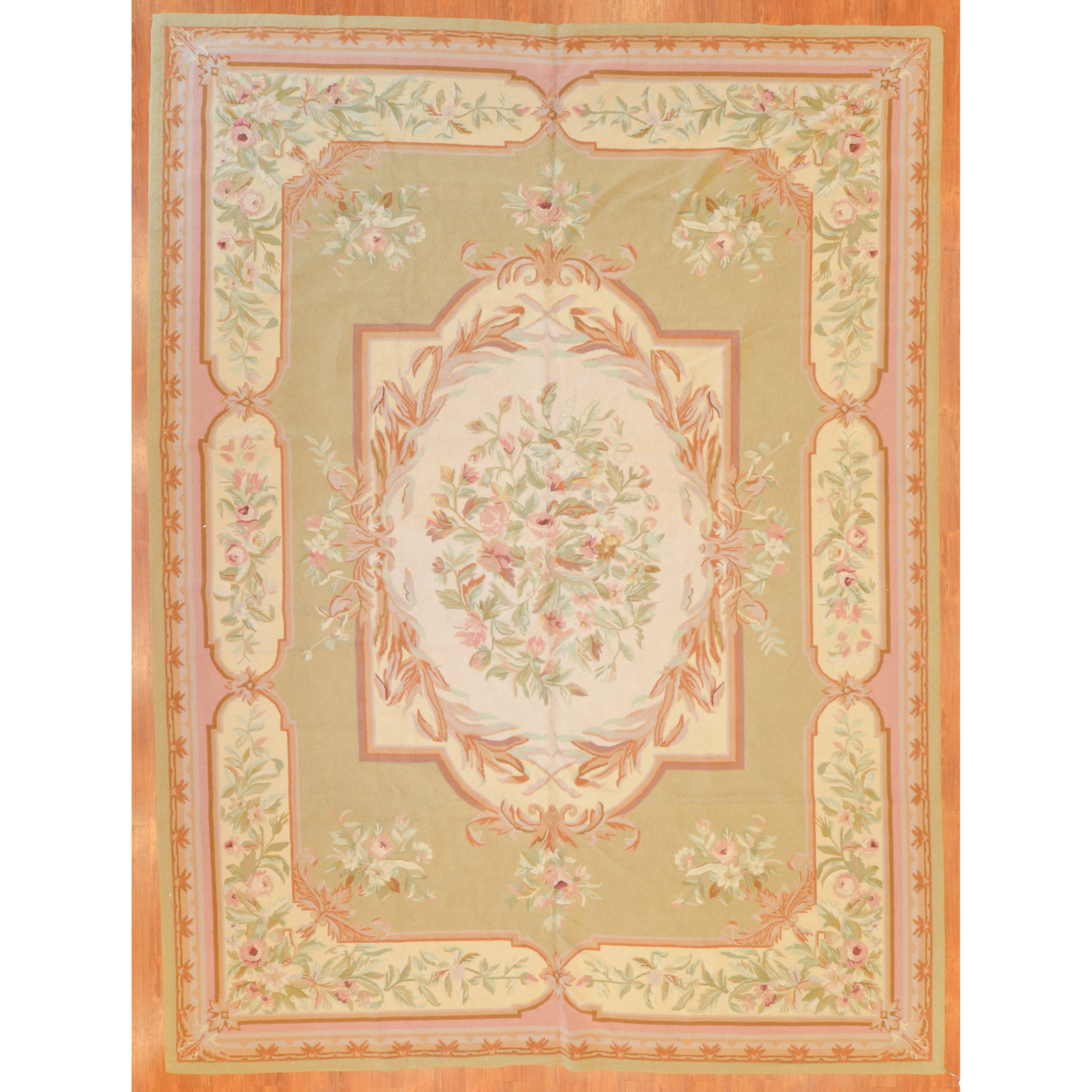 Appraisal: AUBUSSON DESIGN RUG CHINA X Fourth quarter- th century hand-knotted