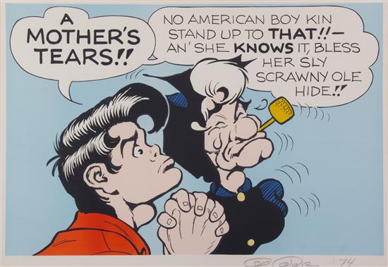 Appraisal: Sale Lot Al Capp American - A Mother's Tears color